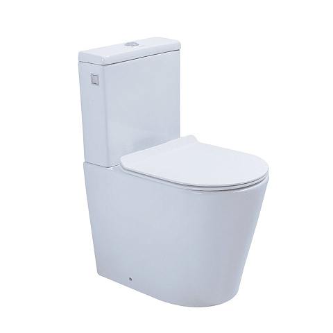 Унитаз компакт ORANS WM9908 P-trap / Geberit/ Rimless / floor fixing kit (610x368x800)