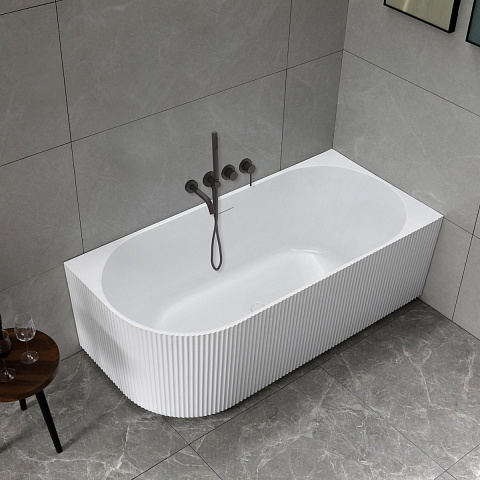 Ванна акриловая Vincea VBT-428-1700R, 1700x800x580, цвет белый, правая, щелевой перелив