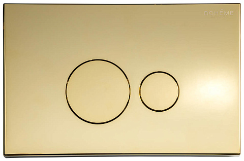 Кнопка для инсталляции Boheme, пластик GOLD 668-G
