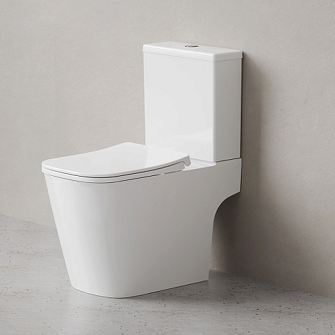 Унитаз-компакт безободковый с сиденьем микролифт DAMIXA Titan DX78C8601SC