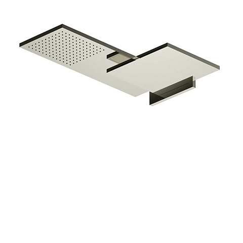 Fantini Venezia Двойной верхний душ, латунь, настенный, цвет: Nickel PVD, 86 95 8035B
