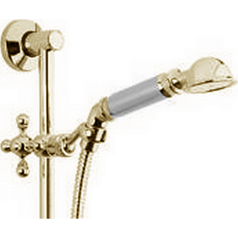 CISAL Shower Душевой гарнитур:ручная лейка,шланг 150 см,штанга 60 см, цвет золото (акция на товар из наличия), AR00311224 Акция