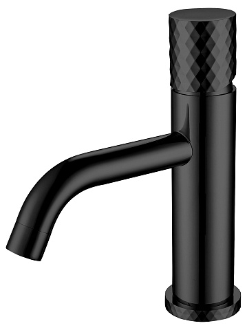 Смеситель Boheme STICK для умыв. низ. BLACK DIAMOND BLACK (комплект) 121-BB