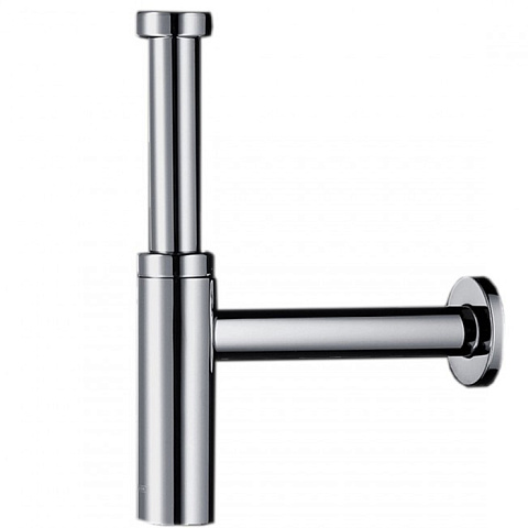 Hansgrohe HG Flowstar Дизайнерский сифон, 11/4’трубка 140 мм, розетка 70 мм,накладка на вентиль регулировка, цвет: хром, 52100000
