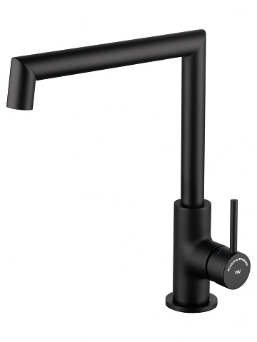 Смеситель для кухни WONZON & WOGHAND, Черный матовый WW-L1005-MB