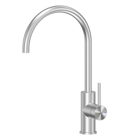 Смеситель ABBER Wasser Kreis 316 AF8114BST для кухни, брашированная сталь