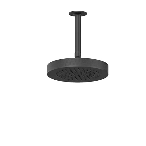 GESSI INCISO Потолочная душевая головка шарнирная на 1/2",Ø218 мм, цвет: Black XL, 58186#299