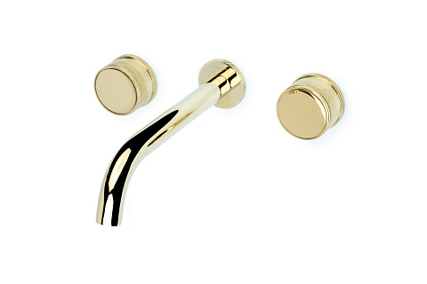 Смеситель из стены Boheme PRESTIGE на 3 отв. GOLD 152-2-G-PR