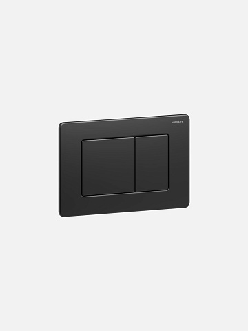 Клавиша смыва Wellsee Module, нержавеющая сталь, цвет черный матовый 129564000