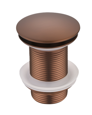 Слив для раковины, автомат(клик-клак) Boheme BRUSHED BRONZE 612-BRB