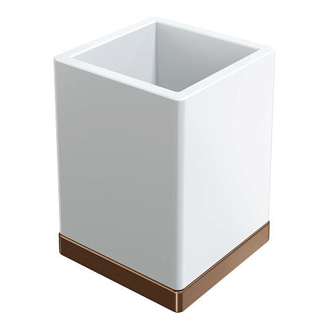 Стакан настольный Boheme Qubic Brushed Bronze 10961-BRB