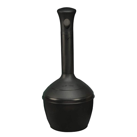 Урна-пепельница 15 л. ABS/нерж сталь NOFER EJ00268503 чёрный