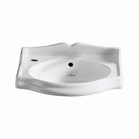 Раковина 37х28 см, 1 отв., SX, цвет: белый Simas