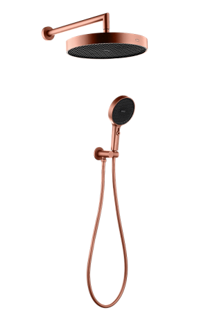 Лейка ручная+верхняя+выпуск+шланг Boheme CELL COPPER BRUSHED 427-CB
