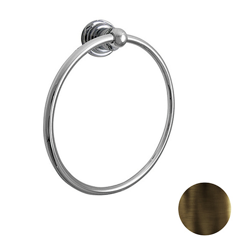 Nicolazzi Accessori Полотенцедержатель кольцо, цвет: тёмная бронза, 1485DB