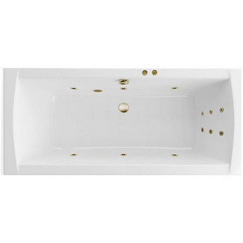 Ванна EXCELLENT Aquaria Lux Slim 180x80 "LINE" (бронза)