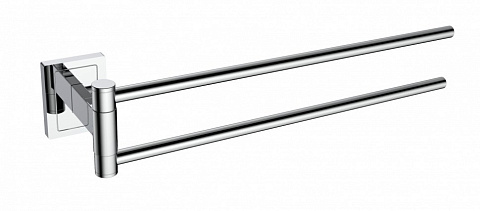 Полотенцедержатель двойной CeramaLux Gamma 12314, хром