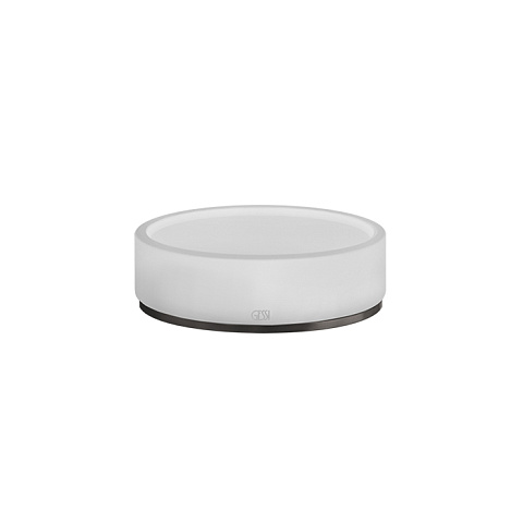 GESSI 316 Мыльница настольная, цвет: белый/brushed black metal pvd, 54725#707