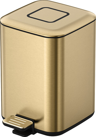 Ведро квадратное Boheme MattGold 10948-MG