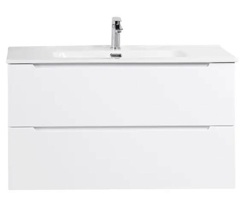 Тумба под раковину BelBagno Etna 100 см, с 2 ящиками, Bianco Opaco