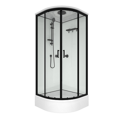 Душевая кабина Тритон Прайм-Блэк М3 90x90 В