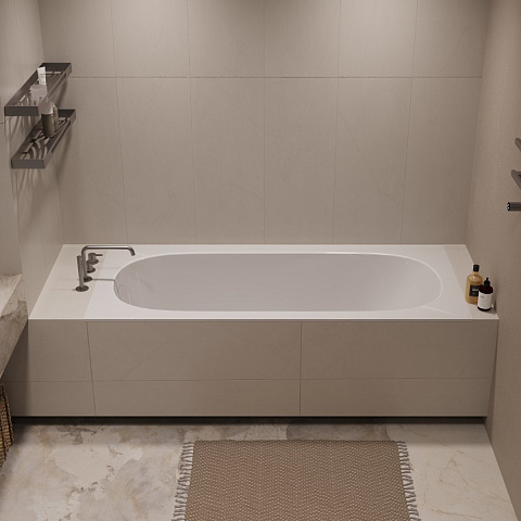 Ванна акриловая Vincea VBT-710-1700, 1700x750x460, цвет белый