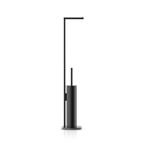 Decor Walther Mikado SBK Напольная стойка с ершиком и бумагодержателем, цвет: черный матовый, 0522360