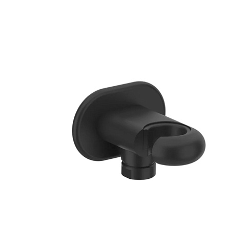 Gessi Goccia Держатель душевой лейки с выводом воды на 1/2”, цвет: черный, 33761#299