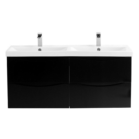 Тумба под раковину BelBagno Marino MARINO-CER-1200-4C-SO-2-NL-P 120 см, Nero Lucido