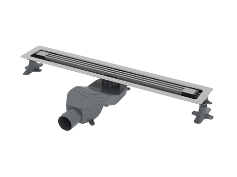 Душевой лоток Boheme B&T INFINITY 80см, нерж.сталь ХРОМ (Satin) 981-80-CR