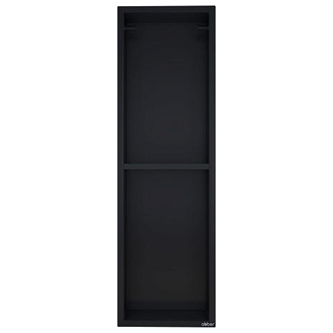 Скрытая настенная ниша из нержавеющей стали ABBER Nischen AN3002MB черная матовая