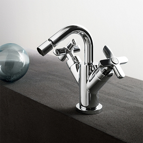 Fantini Icona Classic Смеситель для биде, 1 отв., с донным клапаном, цвет: хром, 53 02 R062F