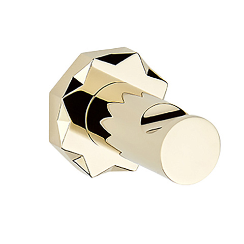 THG NIHAL PORCELAINE IVOIRE Крючок одинарный, цвет Soft gold, U2N-F30-517