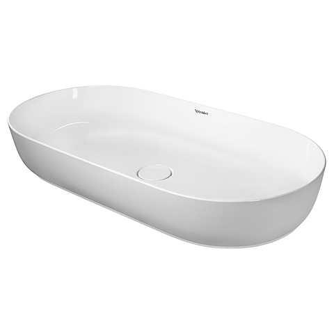Duravit Luv Раковина на столешницу 800мм Luv, без перелива, без площадки, цвет белый (Спец.цена из наличия), 0379800000