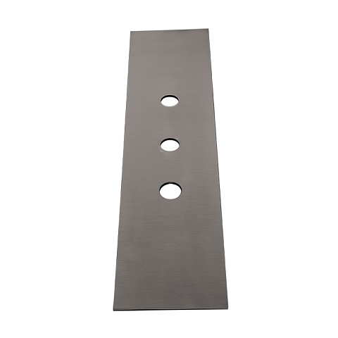 GESSI 316 Пластина на 3 отверстия для монтажного бокса, цвет: brushed black metal pvd, 54593#707