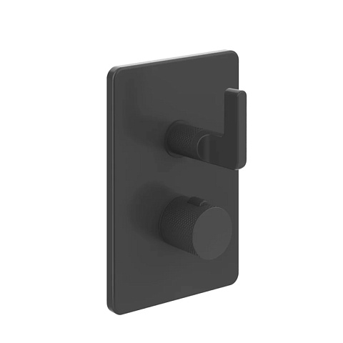 GESSI INCISO Термостатический смеситель на 3 источника (внешняя часть), цвет: nero XL, 58136#299