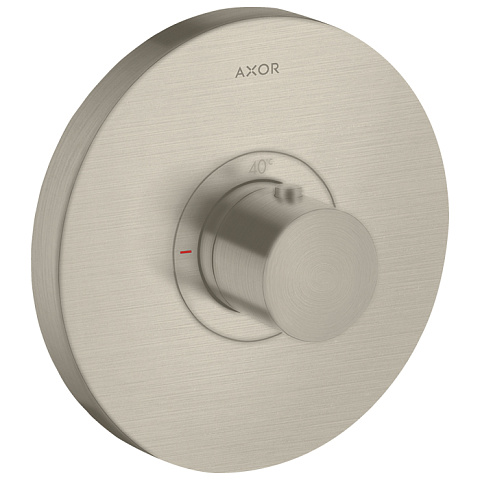 Axor AX ShowerSelect Встраиваемый термостат для душа, 1 потреб, (внешняя часть), цвет: шлифованный никель, 36721820