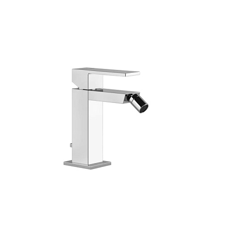 Gessi Rettangolo Смеситель для биде на 1 отверстие, с донным клапаном, цвет: хром, 20007#031