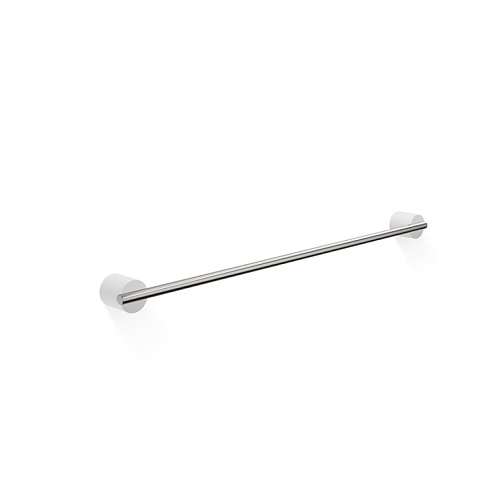 Decor Walther Stone HTE60 Полотенцедержатель 60см, цвет: белый / сталь матовая, 0975255