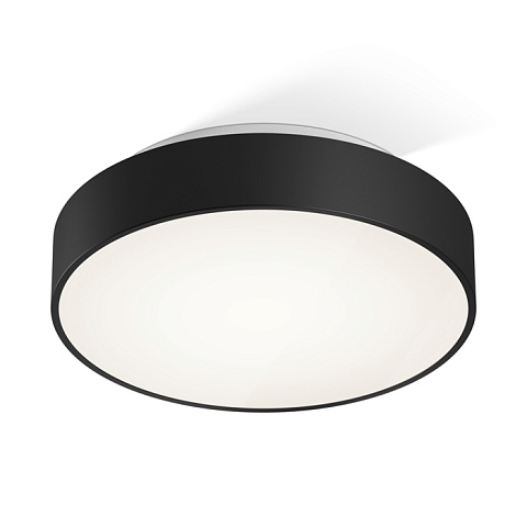 Decor Walther Conect 32 N LED Светильник потолочный 32x9.5см, светодиодный, 1x LED 25W, цвет: черный матовый, 0219260