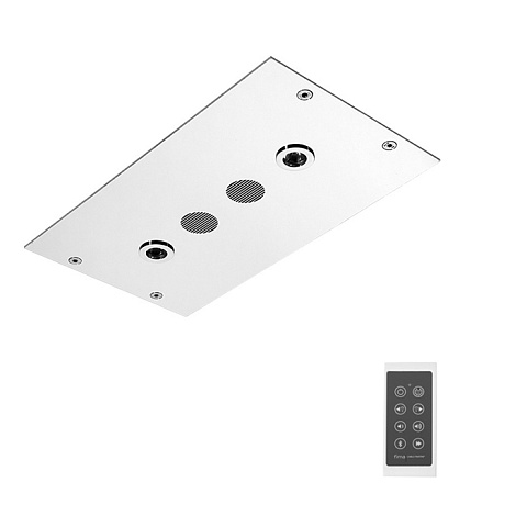 Fima Carlo Frattini FIMA|Carlo Frattini Wellness Верхний модуль Modular 350х200 мм., встраиваемый в потолок, Bluetooth, LED подсветка-хромотерапия с 8 цветами, цвет хром, F2820CR