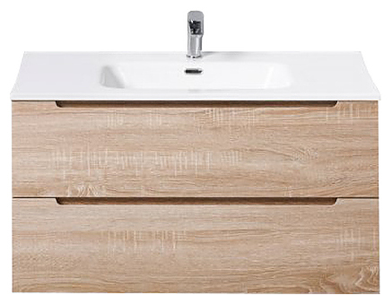 Тумба под раковину BelBagno Etna 90 см, с 2 ящиками, Rovere Bianco