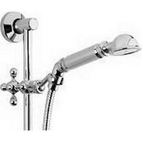 CISAL Shower Душевой гарнитур:ручная лейка,шланг 150 см,штанга 60 см, цвет хром, AR00311221