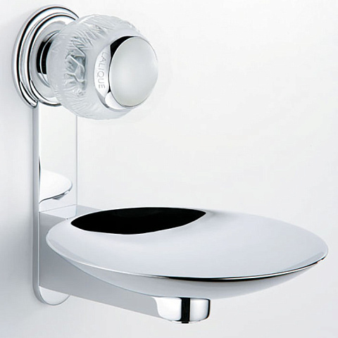 THG PANTHERE CRISTAL CLAIR Мыльница металлическая ø150 мм., подвесная, цвет хром, A2H-A02-546GM