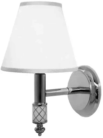 Бра BOHEME MURANO CHROME, белое 762