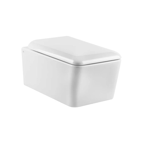 GESSI Унитаз подвесной 558х362 мм., в комплекте с крышкой-сиденьем с механизмом Soft Close, фурнитура хром, цвет белый глянцевый, 37573#518