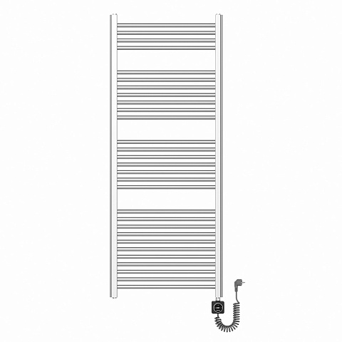 Полотенцесушитель электрический Primoclima CLASSIC L 1500х600, 29 трубок, 550 Вт, хром, PC CLASSIC L C