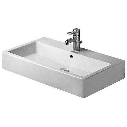 Duravit Vero Раковина 800x470мм для мебели, с переливом с 1 отверстием под смеситель. Цвет: белый, 0454800000