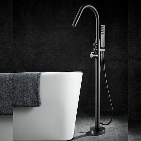 Смеситель отдельностоящий Black&White U7752GM