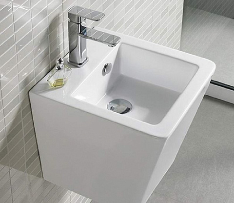 Раковина подвесная CeramaLux 500V 365×400 мм, белый